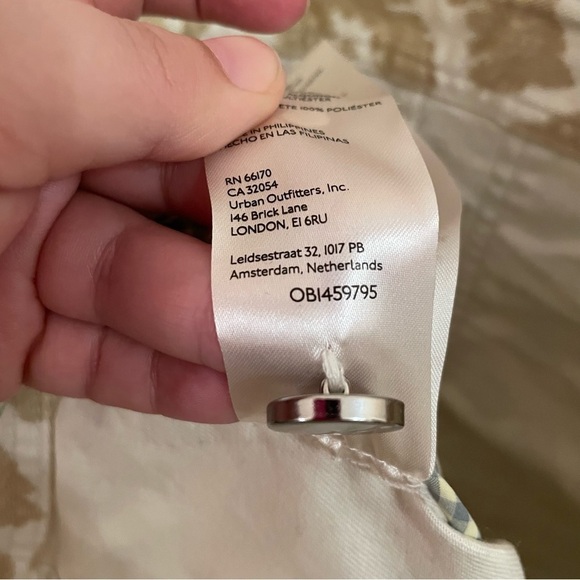 Anthropologie Maeve Gardeners Apron Shortalls Size 12 - Picture 13 of 13